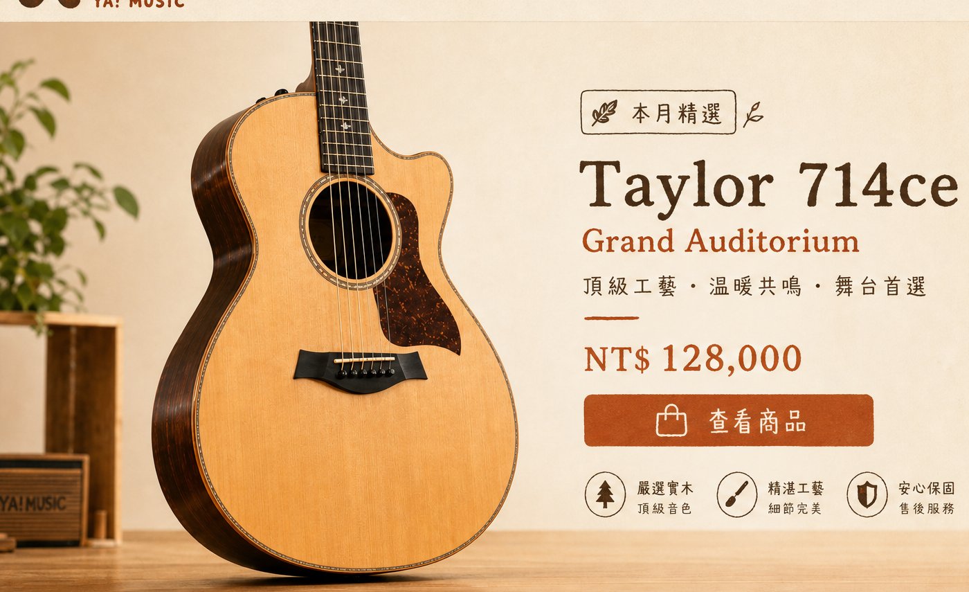 本月精選 Taylor 714ce Grand Auditorium 木吉他