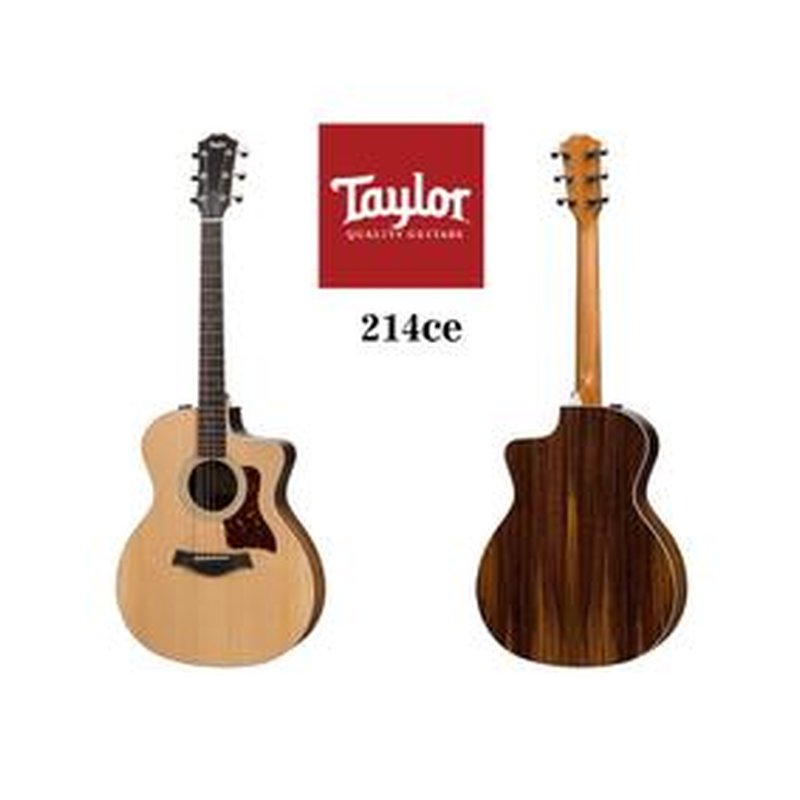Taylor Taylor 214CE 電木吉他 西卡雲杉面單板 TLGF-214-CE — 三峽木吉他 / 民謠吉他