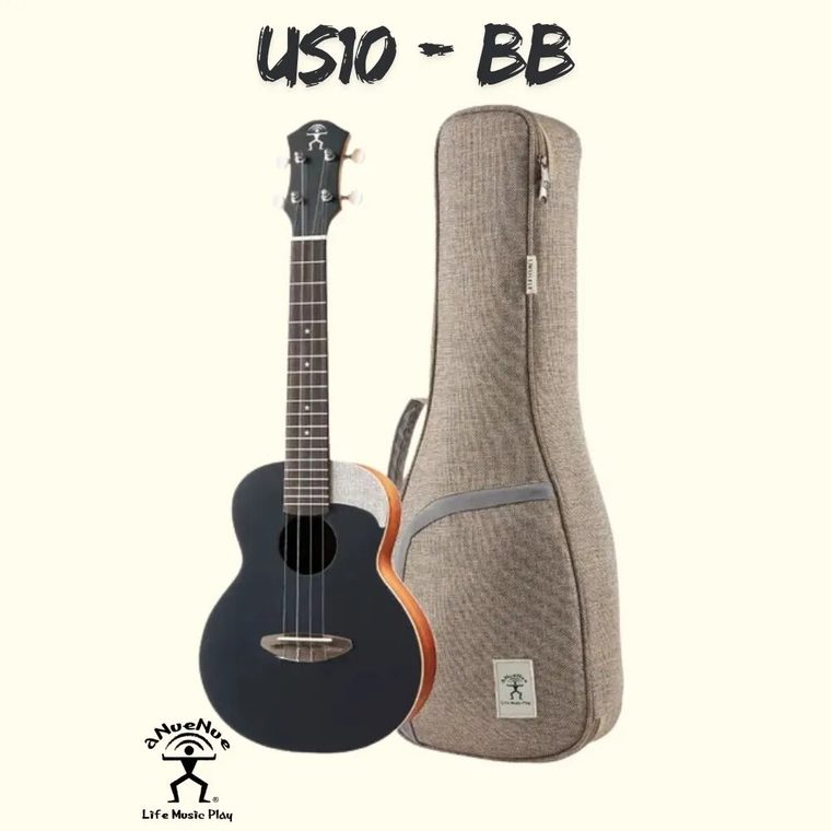 aNueNue aNueNue US-10 21吋 soprano 面單烏克麗麗 · 暗夜黑 — 三峽烏克麗麗