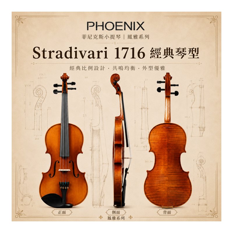 phoenix 精美禮盒全套組PHOENIX鳳雅小提琴 第 5 張圖片
